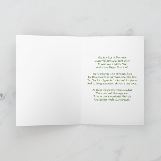 Eine Tasche Weihnachten Segeln Pagan Wiccan Holida (Innenseite)