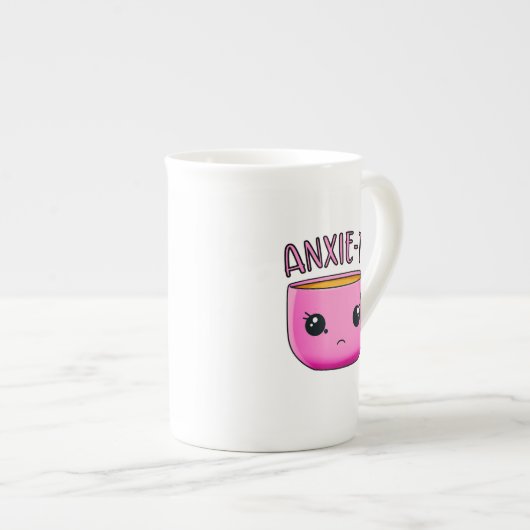 Eine Tasse Anxie-Tee-Pun aus Angst (Vorderseite Rechts)