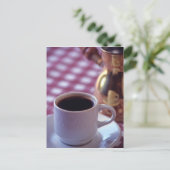 Eine Tasse arabischen Kaffee. Syrien. Die Mitte Postkarte (Stehend Vorderseite)