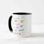 Eine Tasse aus meiner Bestie (Vorderseite Links)