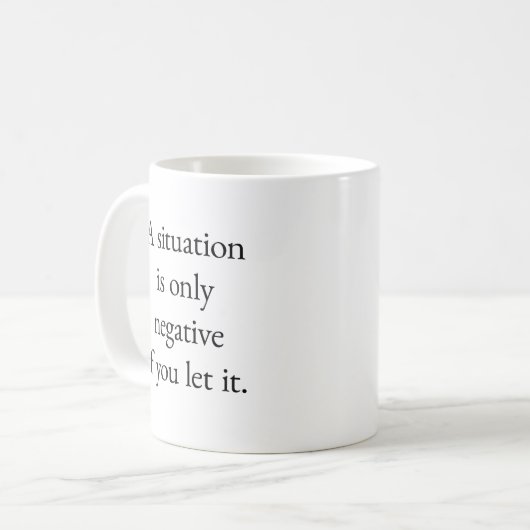 Eine Tasse der Situation (Vorderseite Links)