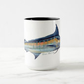 Eine Tasse des blauen Speerfisches (Zentrum)