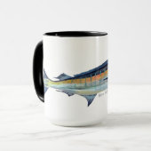 Eine Tasse des blauen Speerfisches (Vorderseite Links)