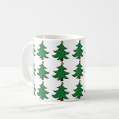 Eine Tasse des Weihnachtsbaumes (Vorderseite Links)