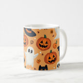 eine Tasse, die Halloween darstellt Kaffeetasse (VorderseiteRechts)