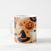 eine Tasse, die Halloween darstellt Kaffeetasse (Vorderseite Links)