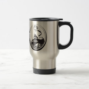 Eine Tasse! ernstes Lager des Getränks! Reisebecher