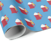 Eine Tasse frohe Weihnachten Geschenkpapier (Rolleneckpunkt)
