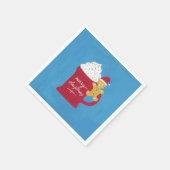 Eine Tasse frohe Weihnachten Serviette (Ecke)