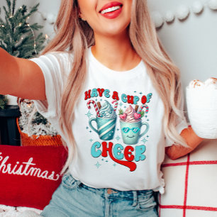 Eine Tasse frohen Weihnachts-T - Shirt