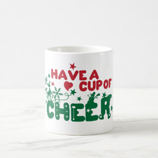 Eine Tasse fröhliche Weihnachts-Tasse