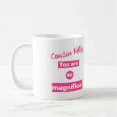 Eine Tasse für den Cousin in portugiesischer Sprac (Links)