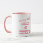 Eine Tasse für den Cousin in portugiesischer Sprac (Links)