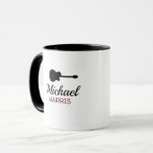 eine Tasse für den Gitarristen (Vorderseite Links)
