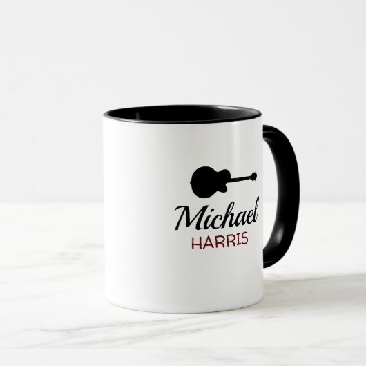eine Tasse für den Gitarristen (VorderseiteRechts)