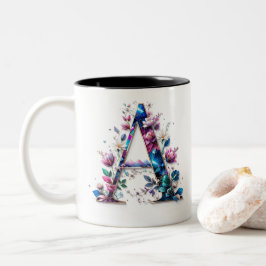 Eine Tasse für den Kaffee - Blumendesign