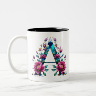 Eine Tasse für den Kaffee - Blumendesign