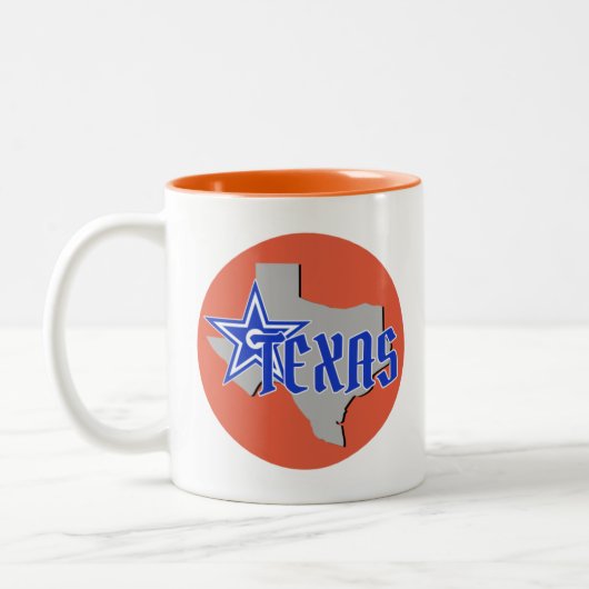 Eine Tasse für Ihr Lieblingsgetränk Texas Stil. (Links)