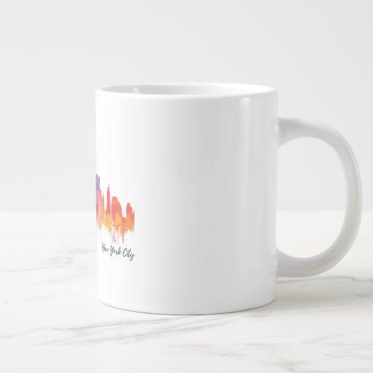 Eine Tasse für Kaffee/Tee mit Illustrationsdesign (Rechts)