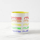 Eine Tasse für Mama in den Regenbogen-Farben (Mittel)