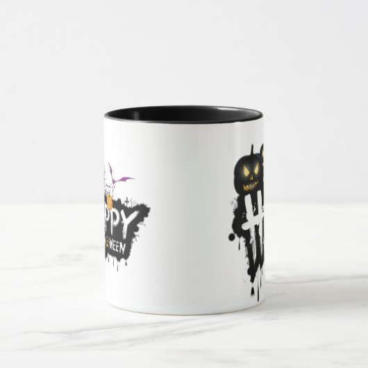 Eine Tasse für Säfte und heiße Getränke zu Hallowe (Zentrum)