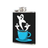 Eine Tasse Geisterrauchkaffee Flachmann (Links)