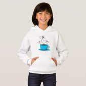 Eine Tasse Geisterrauchkaffee Hoodie (Vorne ganz)