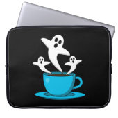 Eine Tasse Geisterrauchkaffee Laptopschutzhülle (Vorderseite)