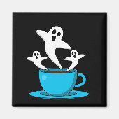Eine Tasse Geisterrauchkaffee Magnet (Vorne)
