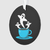 Eine Tasse Geisterrauchkaffee Ornament (Vorderseite)