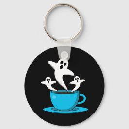 Eine Tasse Geisterrauchkaffee Schlüsselanhänger