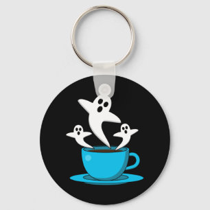 Eine Tasse Geisterrauchkaffee Schlüsselanhänger