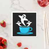 Eine Tasse Geisterrauchkaffee Serviette (Beispiel)