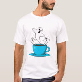 Eine Tasse Geisterrauchkaffee T-Shirt (Vorderseite)