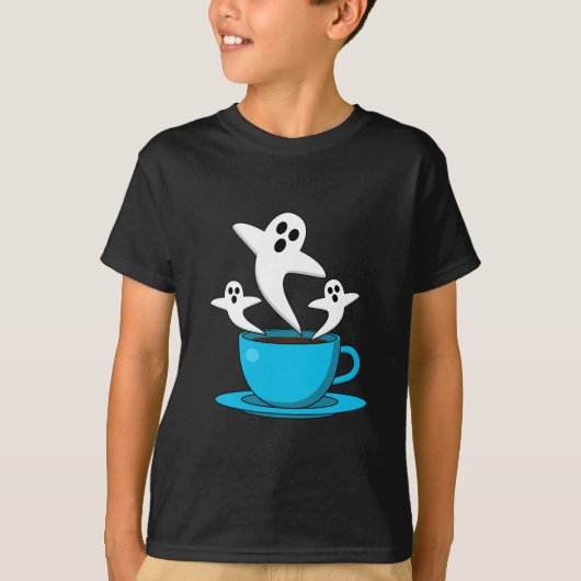 Eine Tasse Geisterrauchkaffee T-Shirt (Vorderseite)