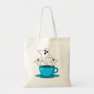 Eine Tasse Geisterrauchkaffee Tragetasche