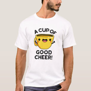 Eine Tasse guten, fröhlichen, lustigen Pokalpuppen T-Shirt