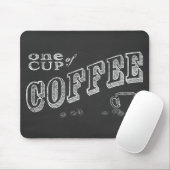 eine Tasse Kaffee CHALK ART Mousepad (Mit Mouse)