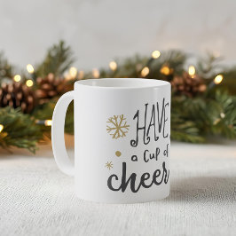 Eine Tasse Kaffee für den Feiertag Tasse