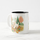 Eine Tasse Kaffee für einen verwirrten Hund mit Bl (Vorderseite Links)