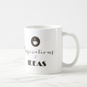 Eine Tasse Kaffee für Inspiration und Ideen