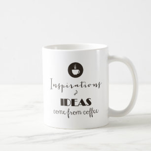 Eine Tasse Kaffee für Inspiration und Ideen