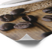 Eine Tasse Kaffee Poster (Ecke)