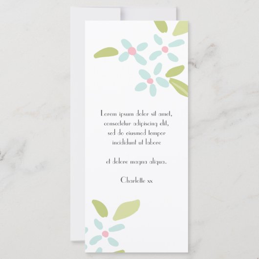 Eine Tasse Käsetee personalisiert versenden (Rückseite)