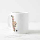 Eine Tasse mit dem Bild des Pik-Königs (Vorderseite Links)