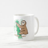 Eine Tasse mit einem Bild eines Sloth auf ihm (VorderseiteRechts)