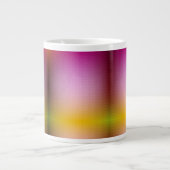 Eine Tasse mit einem Farbverlaufdesign in verschie (Vorderseite)