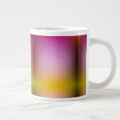 Eine Tasse mit einem Farbverlaufdesign in verschie (Rechts)