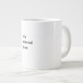 eine Tasse mit einer besonderen Nachricht  (Vorderseite Rechts)