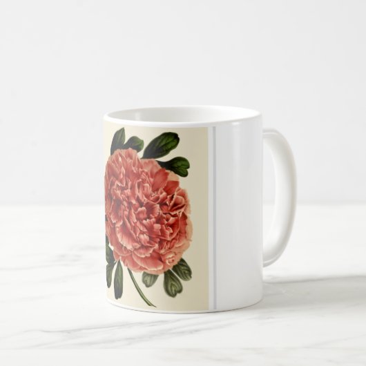 Eine Tasse mit schöner lesender Blume. (VorderseiteRechts)